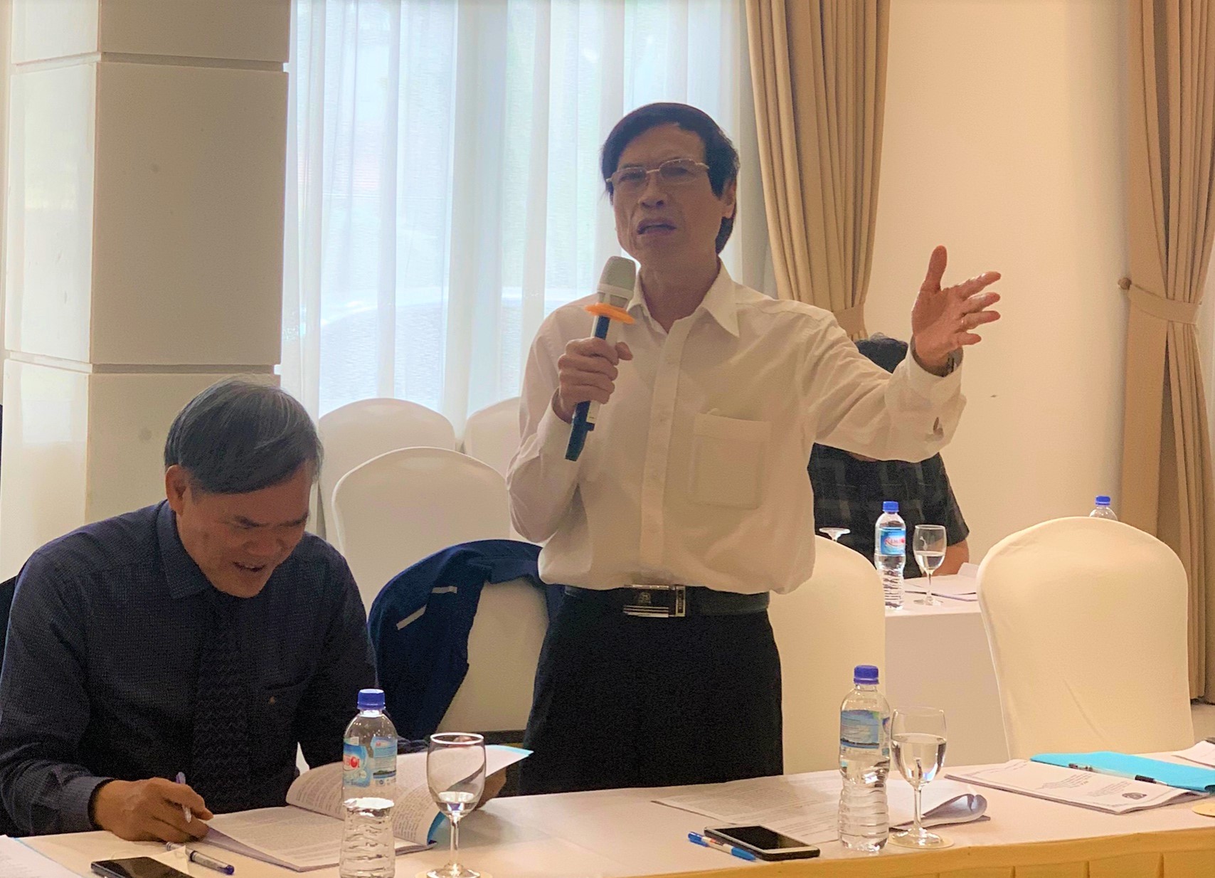 Luật sư Nguyễn Duy Lãm chia sẻ tại Hội thảo