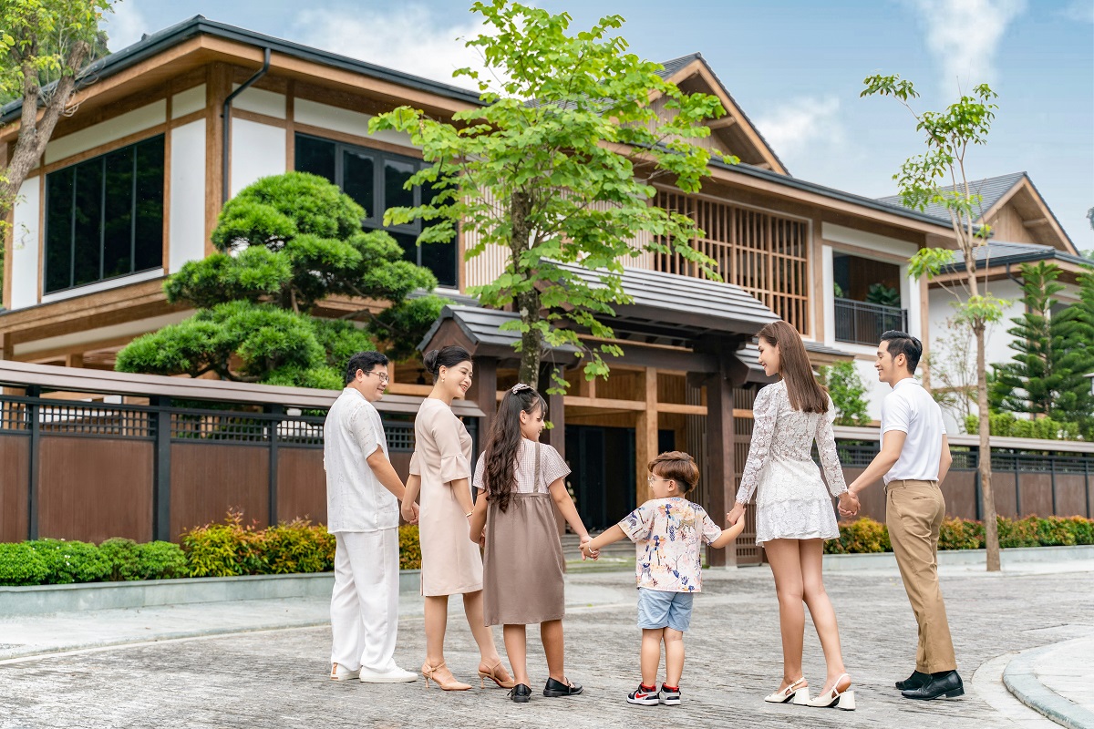 Sun Onsen Village – Limited Edition tái hiện kiến trúc Wabi Sabi trong từng căn biệt thự. Ảnh Sun Property.