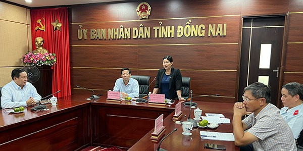 Bộ TN-MT làm việc tại trụ sở UBND tỉnh Đồng Nai