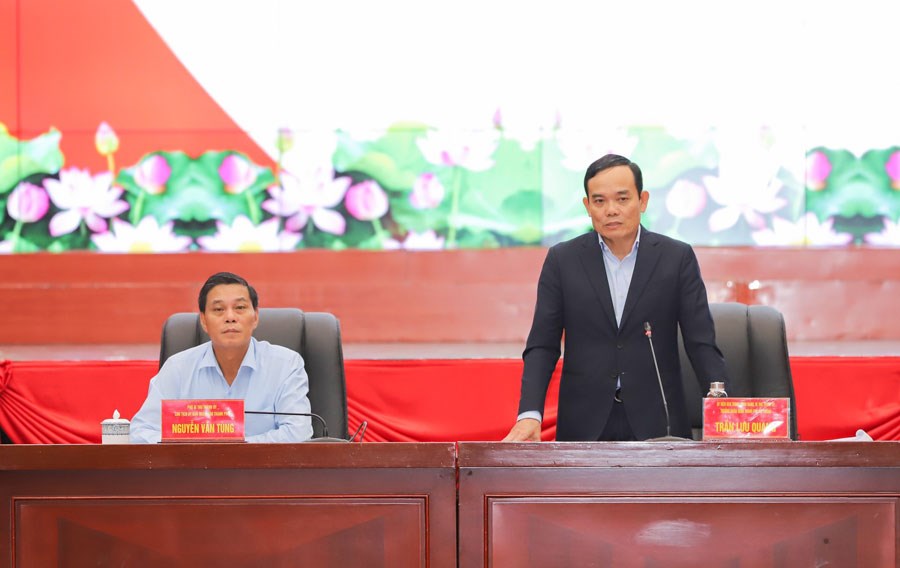 Đồng chí Trần Lưu Quang, Bí thư Thành ủy phát biểu kết luận Hội nghị