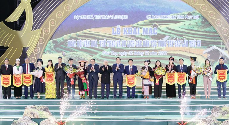 Phú Thọ: Khai mạc Ngày hội Văn hóa, Thể thao và Du lịch các dân tộc vùng Tây Bắc lần thứ XV năm 2022