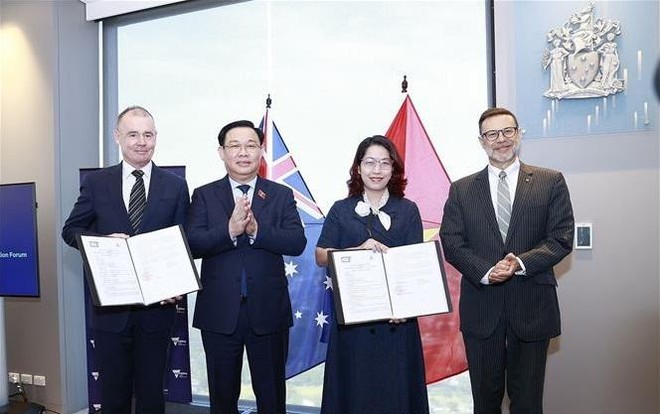 Chủ tịch Quốc hội Vương Đình Huệ tại Diễn đàn hợp tác giáo dục Việt Nam – Australia