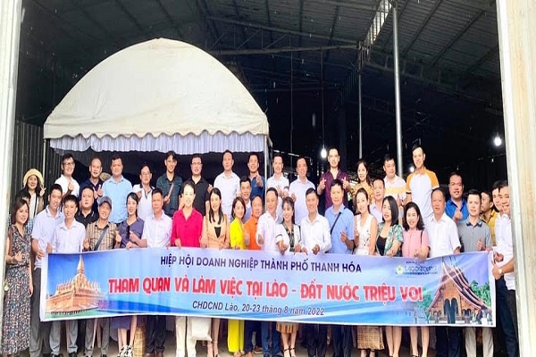 Chương trình tham quan và làm việc của Hiệp hội Doanh nghiệp TP. Thanh Hóa tại Viêng Chăn (Lào) tháng 8/2022