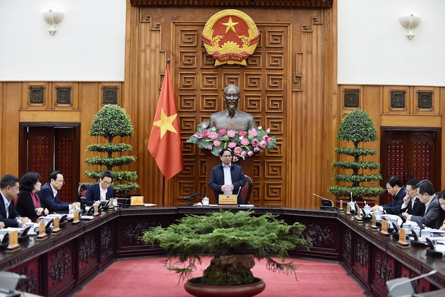 Thủ tướng Phạm Minh Chính chủ trì cuộc họp Thường trực Chính phủ về điều hành chính sách tài khóa, chính sách tiền tệ, kinh tế vĩ mô cuối năm 2022 và đầu năm 2023.