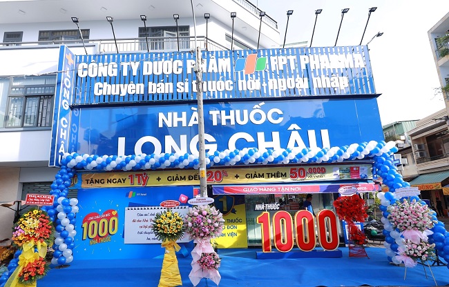 FPT Long Châu - chuỗi nhà thuốc đầu tiên và duy nhất phủ khắp 63 tỉnh thành tại Việt Nam đã chính thức công bố khai trương nhà thuốc thứ 1.000.