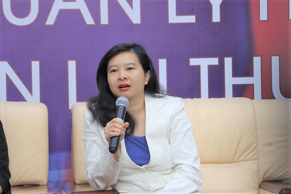 Bà Trịnh Thị Thu Hiền, Trưởng phòng Xuất xứ hàng hóa, Cục Xuất nhập khẩu