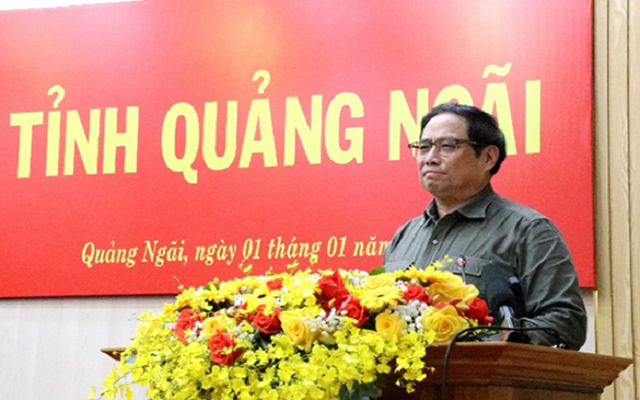 Thủ tướng Chính phủ Đồng chí Phạm Minh Chính phát biểu chỉ đạo