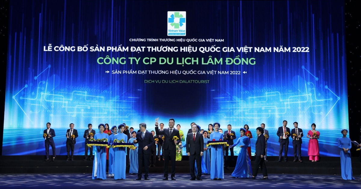 Công ty CP Du lịch Lâm Đồng được công nhận là thương hiệu Quốc gia