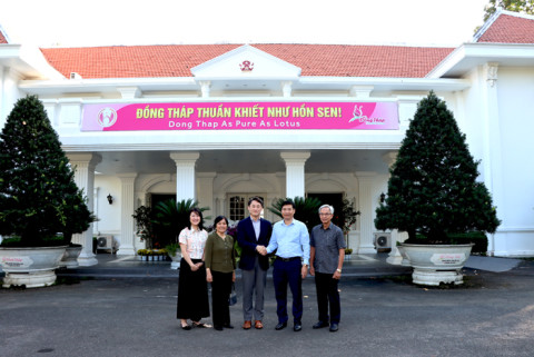 Leaders of Dong Thap province meet with Korean business representatives