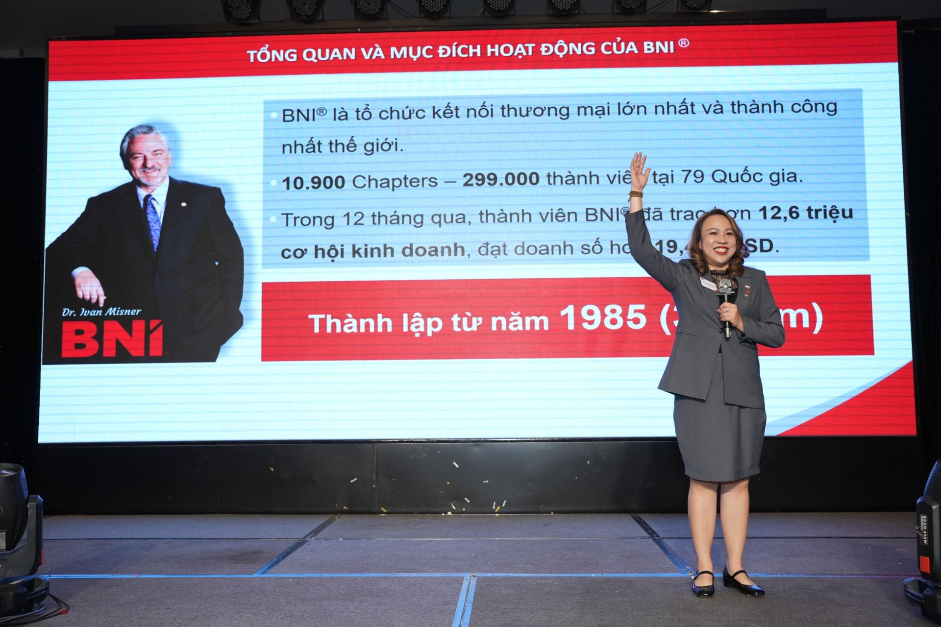 Bà Tô Quý Ngọc Châu - Giám đốc hỗ trợ BNI OwnerShip Chapter