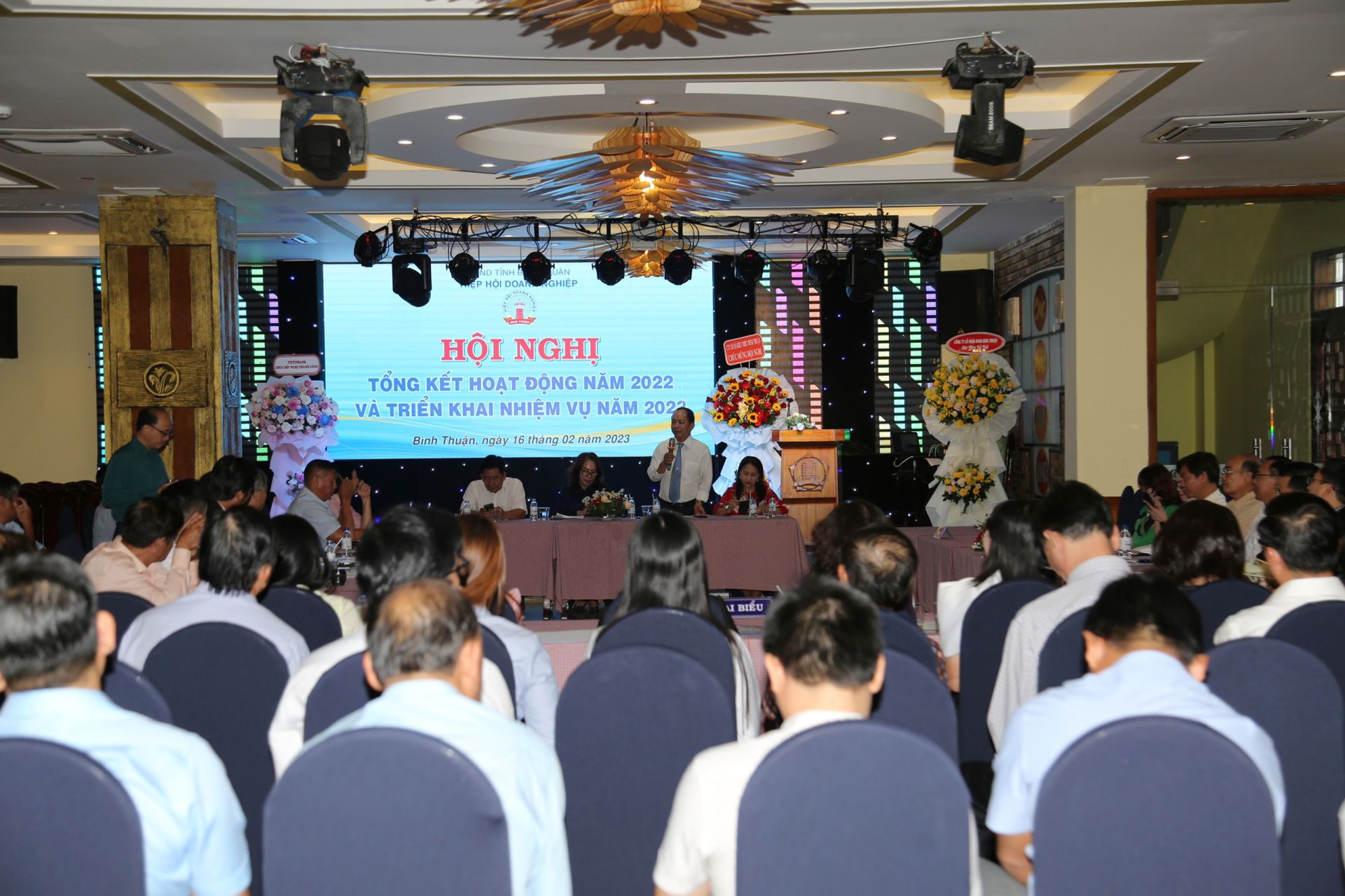 Toàn cảnh Hội nghị của Hiệp hội Doanh nghiệp tỉnh Bình Thuận.