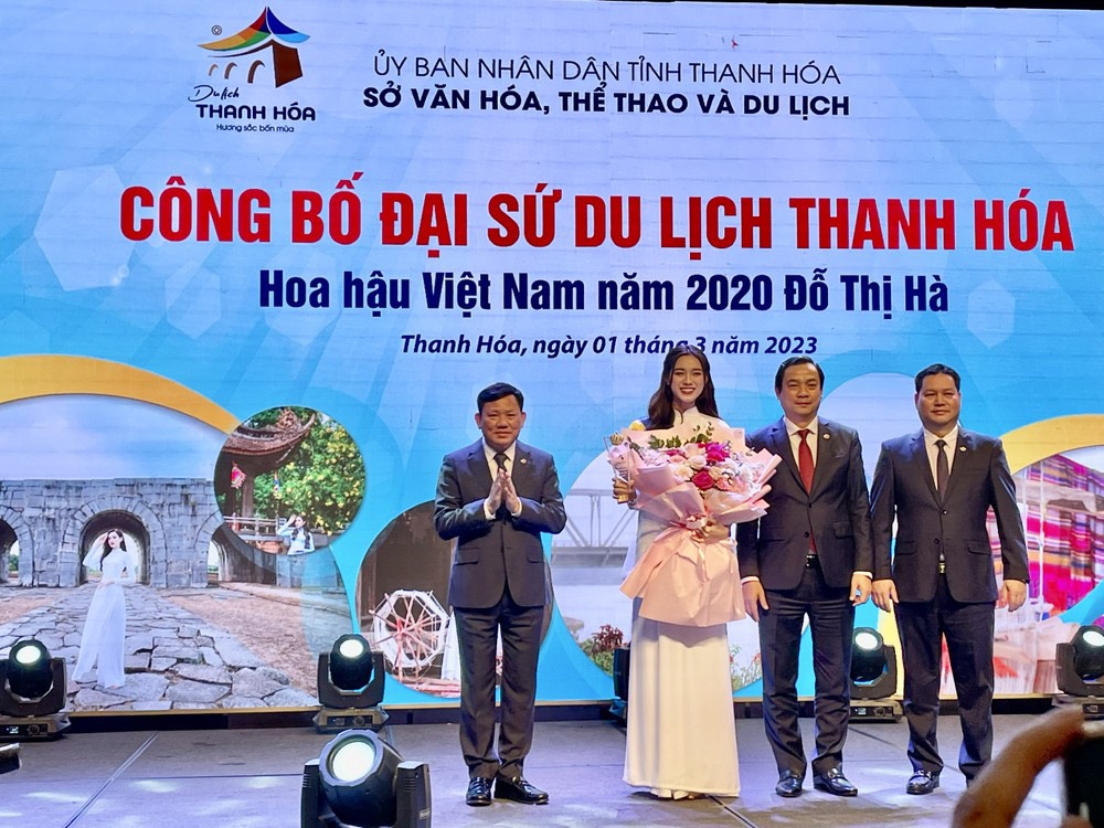 Hoa Hậu ĐỗThị Hà được mời làm Đại sứ Du lịch Thanh Hóa (nhiệm kỳ 2022-224)