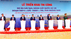 Quảng Nam: Khởi công nâng cấp Quốc lộ 14E với mức đầu tư hơn 1.800 tỷ đồng