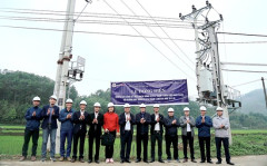 Công ty Điện lực Phú Thọ phối hợp cùng Công ty Điện lực Yên Bái vừa đóng điện thành công đường dây 35KV