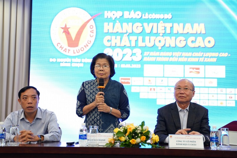 Ban tổ chức công bố danh sách doanh nghiệp đạt chứng nhận hàng Việt Nam chất lượng cao năm 2023 do người tiêu dùng bình chọn