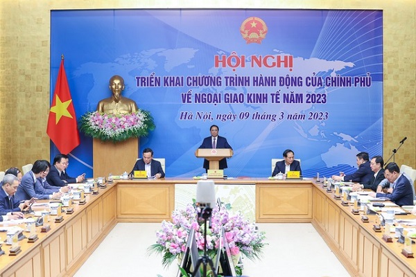 Thủ tướng Phạm Minh Chính phát biểu khai mạc Hội nghị (Ảnh: VGP/Nhật Bắc)