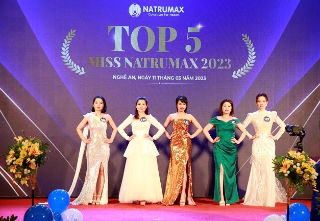 The top 5 entered the final of the Miss Natrumax 2023 program