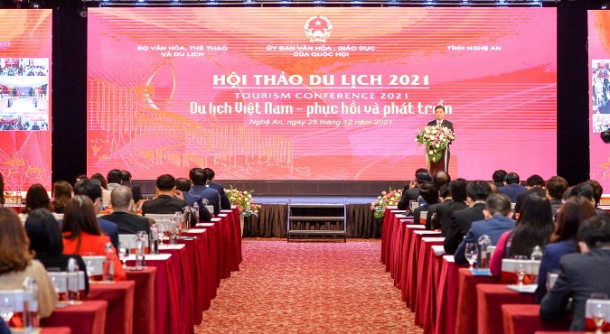 Ủy ban Văn hóa, Giáo dục của Quốc hội chủ trì, phối hợp với Bộ Văn hóa, Thể thao và Du lịch và tỉnh Nghệ An tổ chức Hội thảo Du lịch năm 2021 với chủ đề “Du lịch Việt Nam - phục hồi và phát triển”