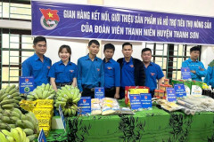 Phú Thọ: Gian hàng kết nối, giới thiệu sản phẩm OCOP của Huyện đoàn Thanh Sơn