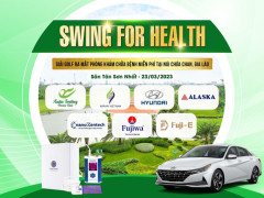 Giải golf vì sức khỏe "SWING FOR HEALTH" - một cuộc sống không bệnh cùng thiết bị Plasma hứa hẹn bùng nổ