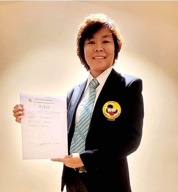 Nữ trọng tài Châu Á đầu tiên của Karate Bình Dương: Biện Thị Ngọc Anh