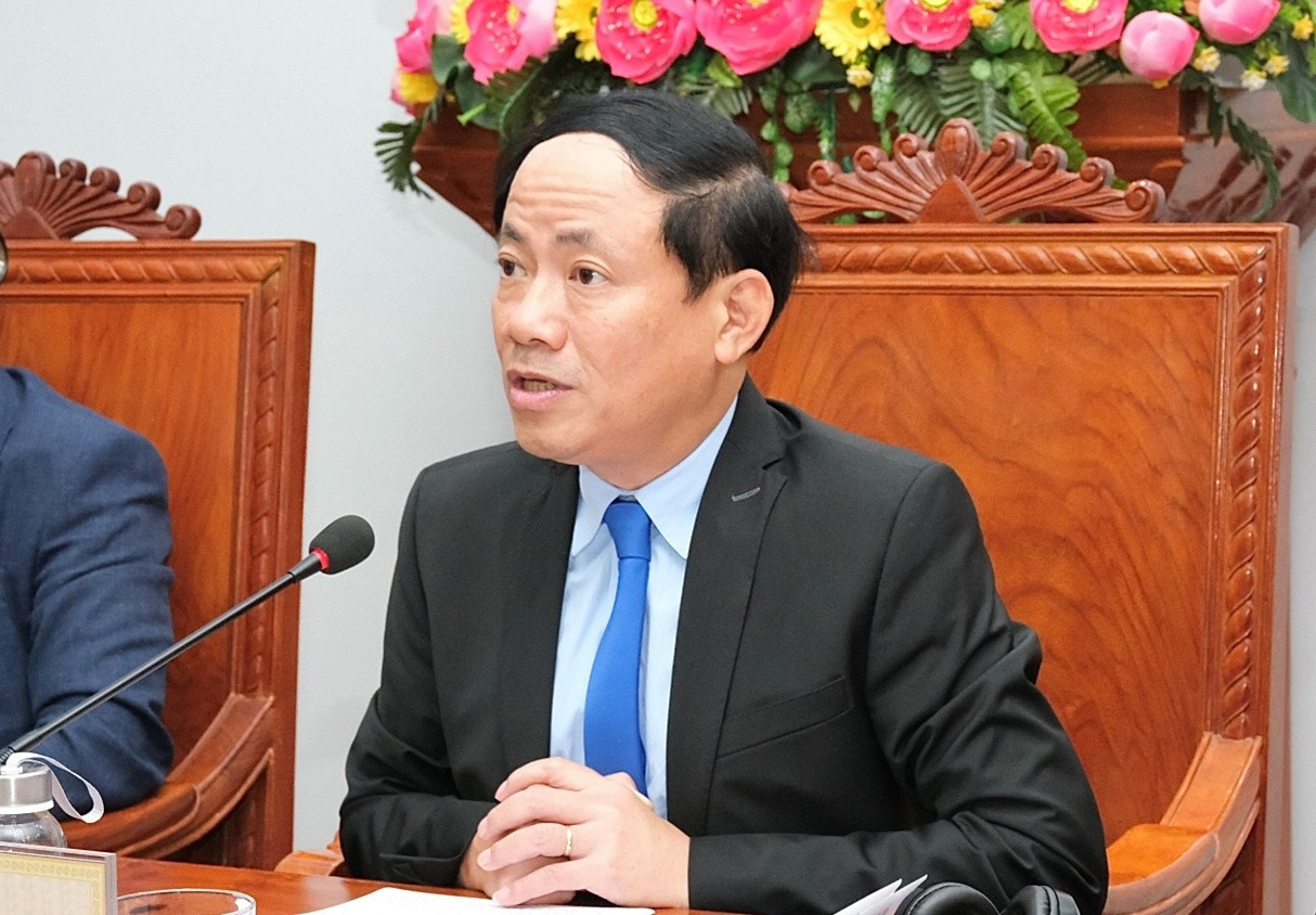Ông Phạm Anh Tuấn – Chủ tịch UBND tỉnh Bình Định phát biểu tại hội thảo
