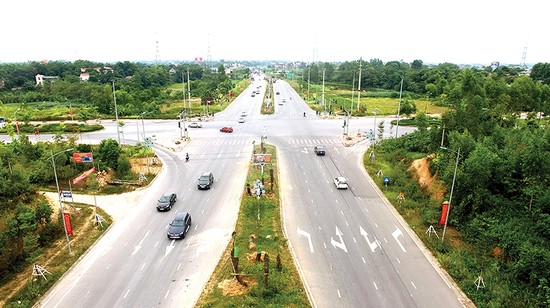 Tuyến đường Phù Đổng, thành phố Việt Trì góp phần tạo diện mạo mới cho thành phố