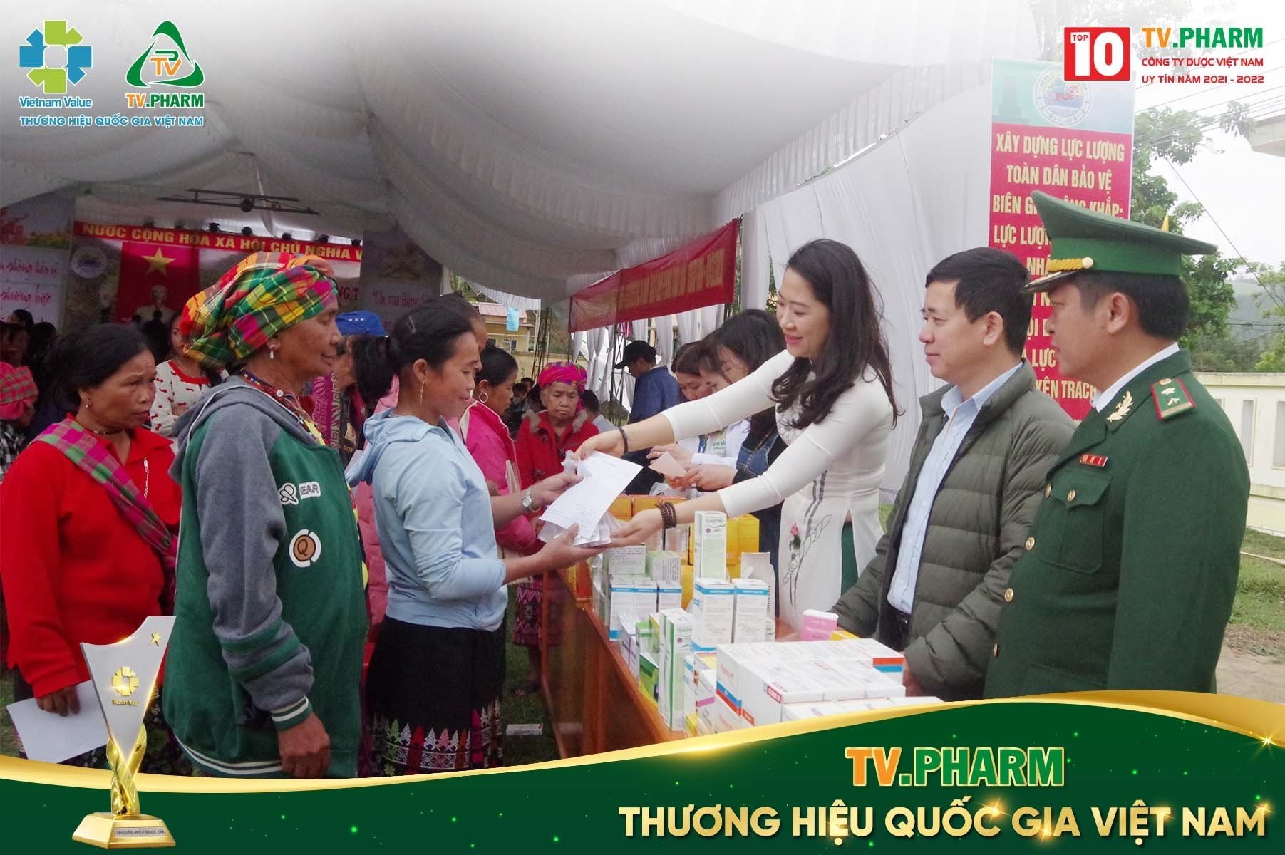 Dược phẩm TV.PHARM tổ chức khám bệnh, cấp phát thuốc miễn phí tại các tỉnh miền Trung