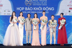 Công ty Sen Vàng tổ chức họp báo khởi động cuộc thi Miss World Việt Nam 2023