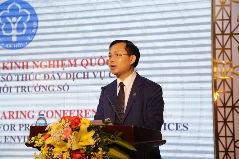 Phó Tổng Giám đốc BHXH Việt Nam – ông Chu Mạnh Sinh cho biết, BHXH Việt Nam đã triển khai hiệu quả công tác chuyển đổi số đặc biệt hệ thống DVC
