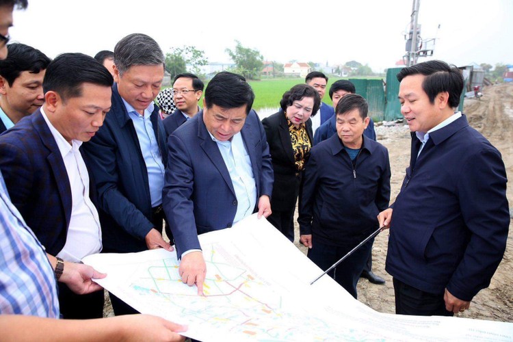 Bộ trưởng Nguyễn Chí Dũng kiểm tra, đôn đốc, đẩy mạnh giải ngân vốn đầu tư công tại Thái Bình