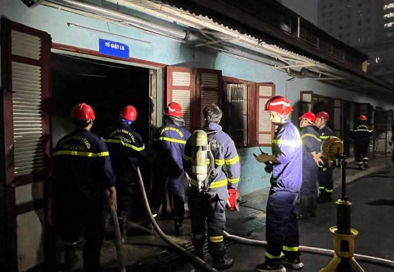 Hải Phòng: Kịp thời dập tắt đám cháy tại Bệnh viện Hữu nghị Việt – Tiệp