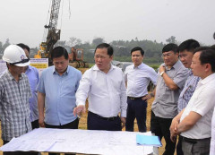 Bí thư Tỉnh ủy Hòa Bình Nguyễn Phi Long kiểm tra công tác giải phóng mặt bằng các dự án trọng điểm tại huyện Kim Bôi