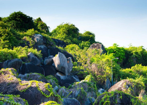 The natural scene of Tieu Son mountain is a KINTSUGI Masterpiece.