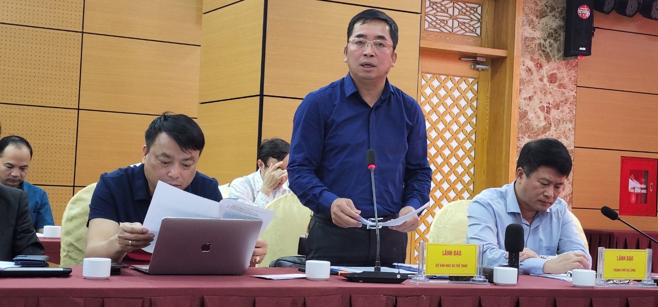 Lãnh đạo Sở văn hóa và thể thao  thông tin hoạt động kỷ niệm 60 năm thành lập tỉnh Quảng Ninh