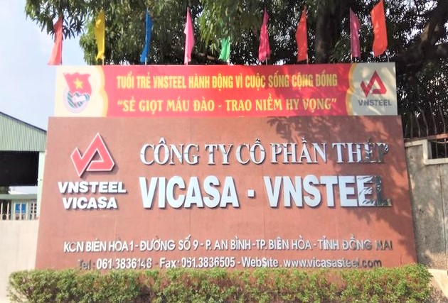 Doanh thu thuần quý I của Thép VICASA giảm 41% so với quý I/2022