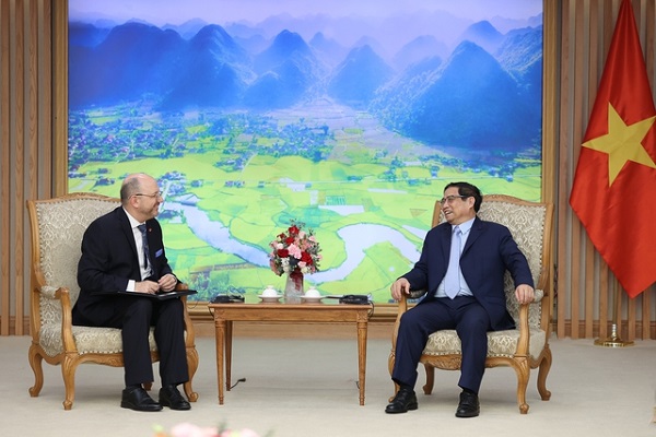 Đại sứ Thomas Gass khẳng định, Thụy Sĩ luôn coi trọng quan hệ hữu nghị và hợp tác với Việt Nam (Ảnh: VGP/Nhật Bắc)