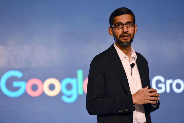 CEO Google, ông Sundar Pichai