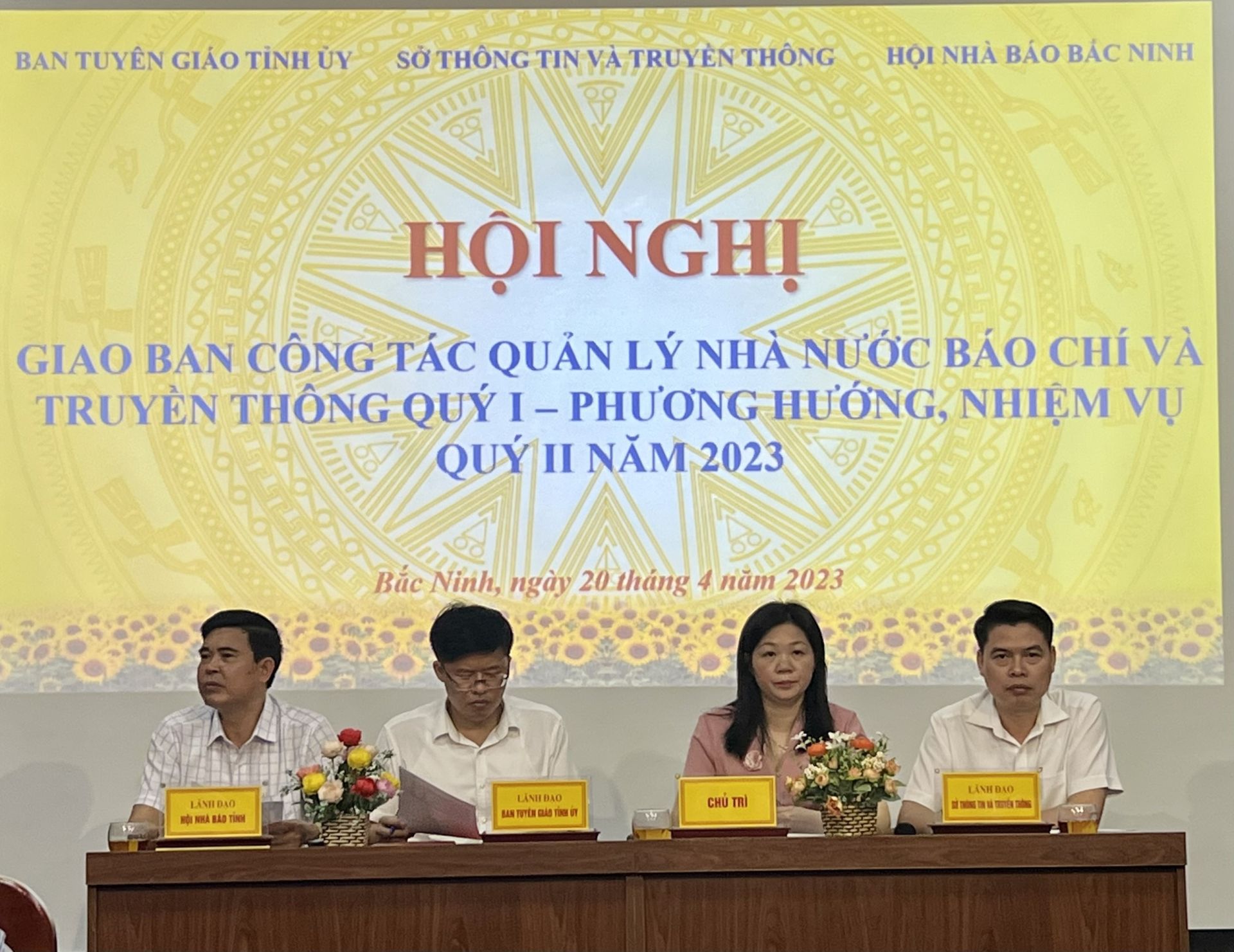 Lãnh đạo Sở Thông tin & Truyền thông tỉnh Bắc Ninh chủ trì Hội nghị