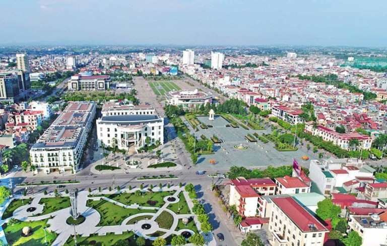 quy hoạch chung đô thị Bắc Giang là đô thị trung tâm phía Đông Bắc của vùng Thủ đô Hà Nội, cửa ngõ xuất nhập khẩu, trung tâm tiếp vận - trung chuyển hàng hóa Ảnh minh họa