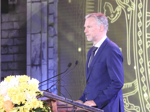 Ông Christian Manhart – Trưởng đại diện Văn phòng UNESCO tại Việt Nam phát biểu