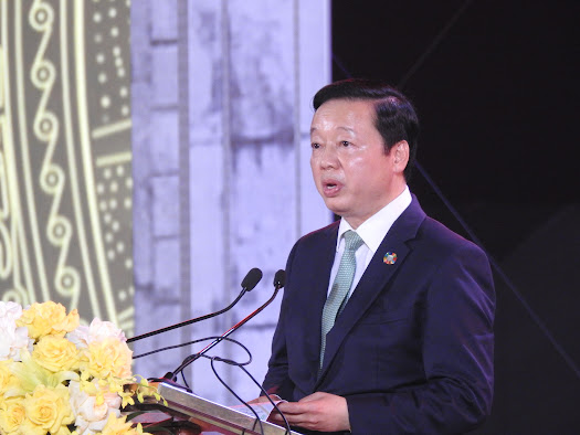 Ông Trần Hồng Hà – Ủy viên BCH Trung ương Đảng, Phó Thủ tướng Chính phủ phát biểu tại buổi lễ