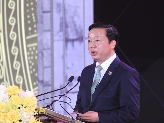 Mr. Tran Hong Ha – a Member of the Party Central Committee, and Deputy Prime Minister spoke at the ceremony.