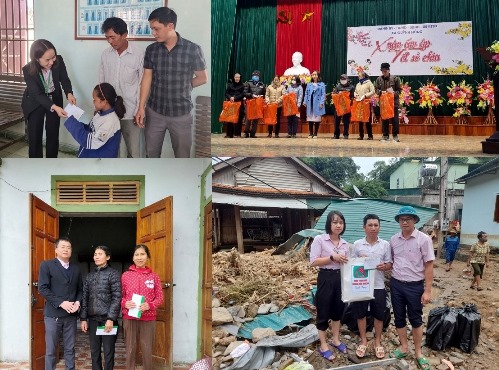 Hằng năm, Ngân hàng CSXH huyện Quỳnh Lưu không chỉ triển khai hiệu quả tín dụng chính sách ưu đãi, mà còn lan tỏa tấm lòng tương thân tương ái trong cộng đồng