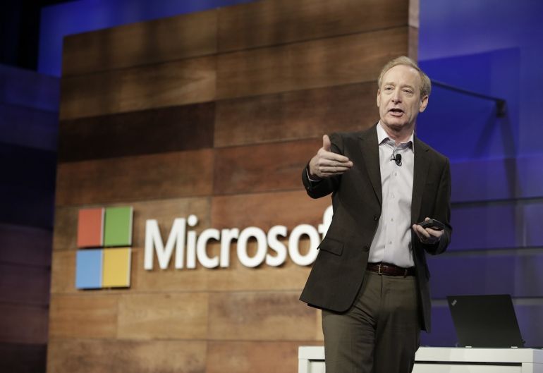 Brad Smith, Chủ tịch tập đoàn Microsoft,