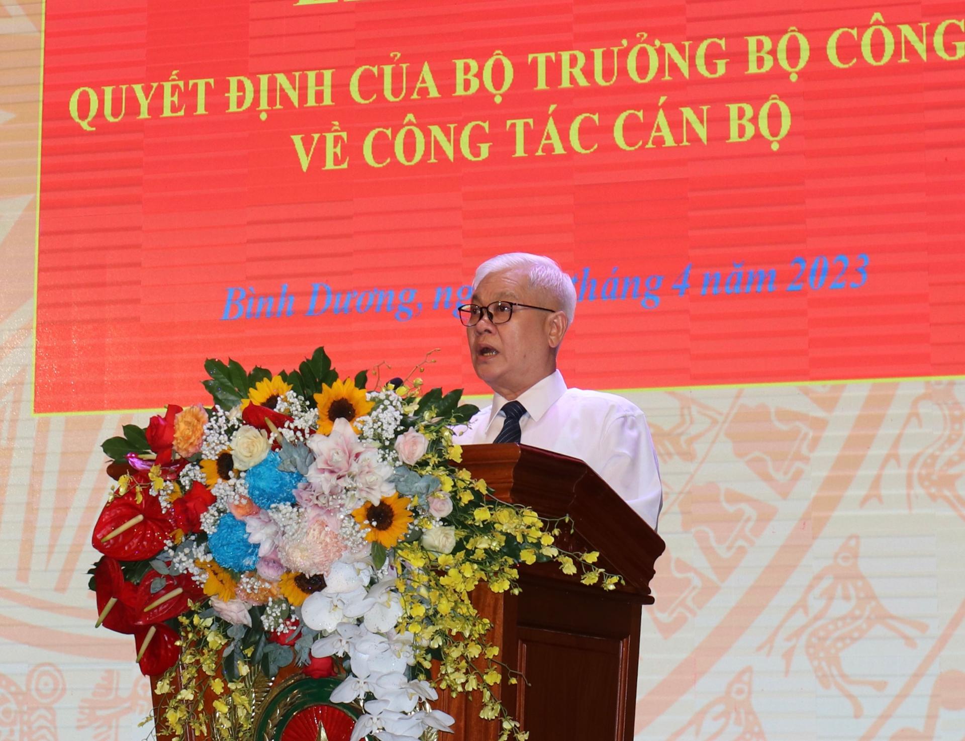 Bí thư Tỉnh ủy Nguyễn Văn Lợi phát biểu tại buổi lễ