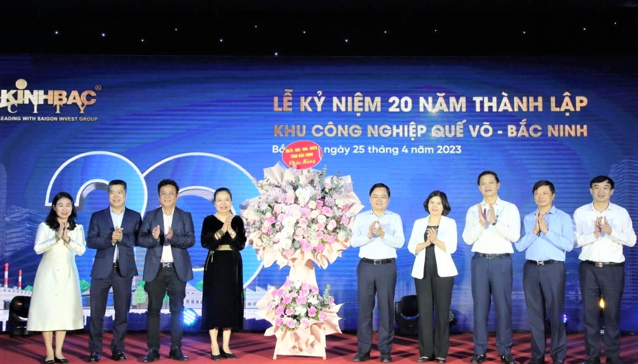 Lễ kỷ niệm 20 năm thành lập Khu công nghiệp Quế Võ - Bắc Ninh