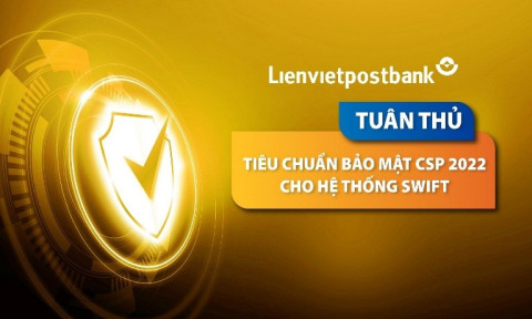 Lienvietpostbank complies with international security standard CSP 2022 for SWIFT System