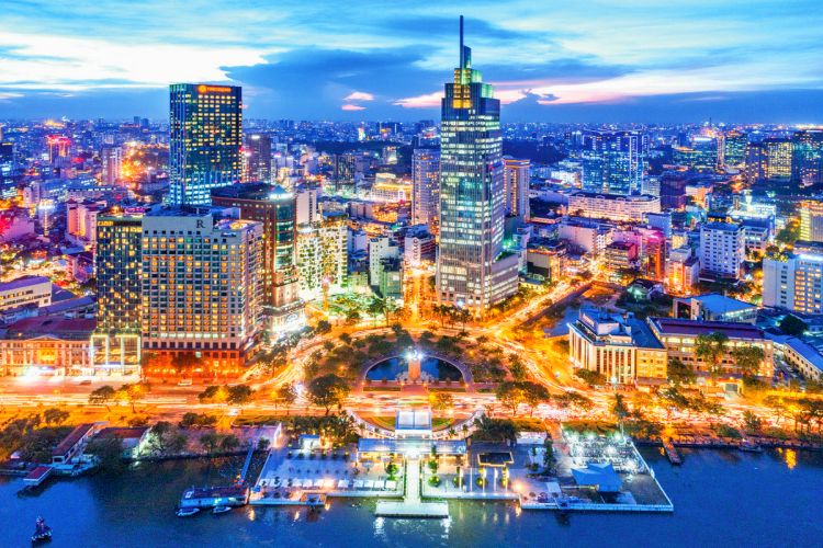 Ảnh minh họahành phố có kim ngạch xuất khẩu dẫn đầu cả nước năm 2022 lần lượt là Tp. Hồ Chí Minh