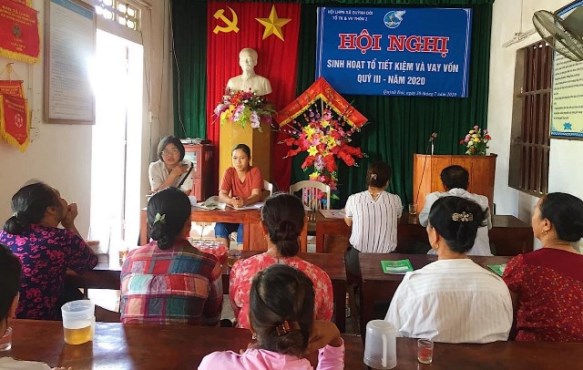 Chi Hội Phụ nữ cơ sở xã Quỳnh Đôi (huyện Quỳnh Lưu) tổ chức Hội nghị sinh hoạt Tổ TK&VV